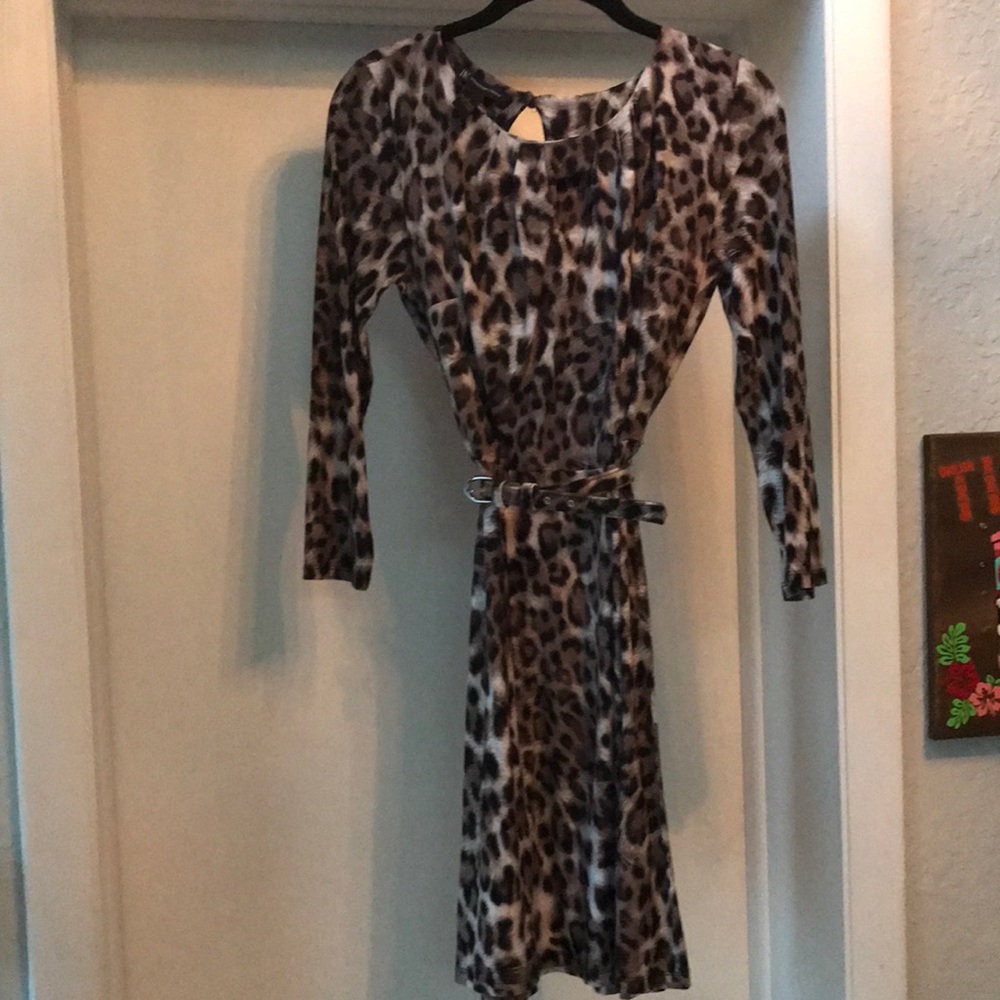 INC animal print dress in size M